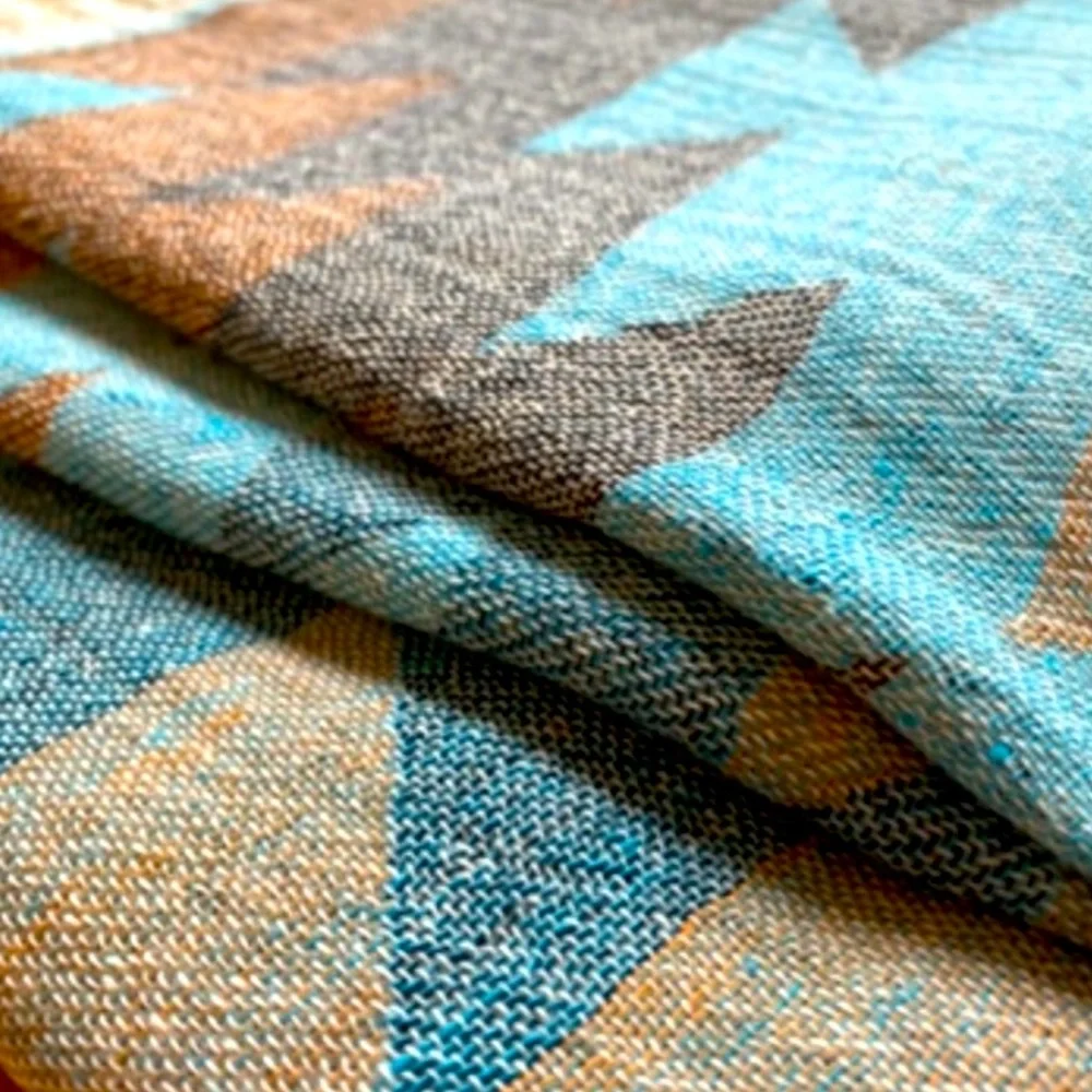 Bohemian Organic Wrap Western Bohemian Aztec in Santa Fe Sunset NEW